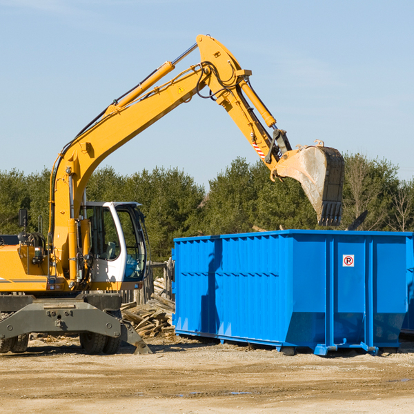 what happens if the residential dumpster is damaged or stolen during rental in Otto WY